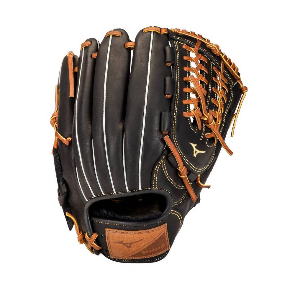 Mens Mizuno Select 9 Infield 11.5" Baseball Gloves Black/Brown Philippines (RXSQGT439)